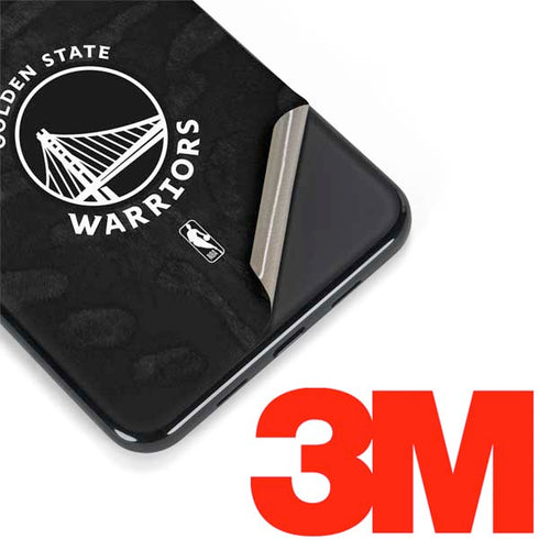 NBA Golden State Warriors Black Animal Print Google Pixel 3a Skin